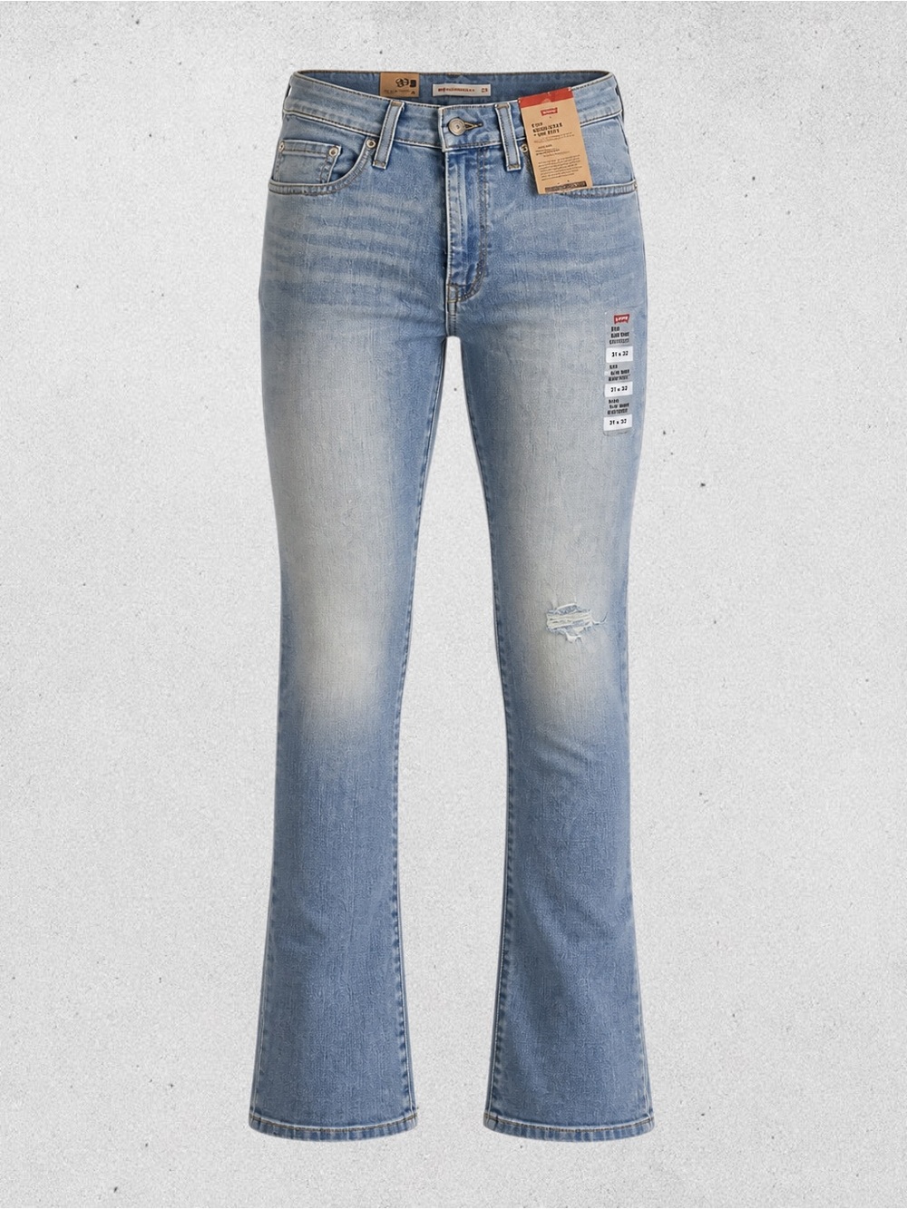 Levi's 725 High-Rise Bootcut Jeans - Light Blue Wash - Picture 2 of 11